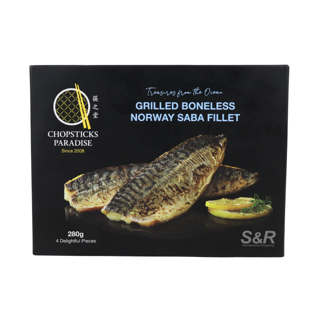 Chopsticks Paradise Grilled Boneless Norway Saba Fillet 280g